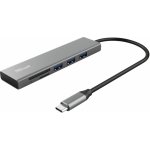 Trust Halyx Fast USB-C Hub & Card reader 24191 – Zbozi.Blesk.cz