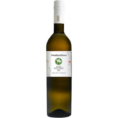 Tetur Svatomartinské Müller Thurgau 2025 11,5% 0,75 l (holá láhev) – Zboží Dáma