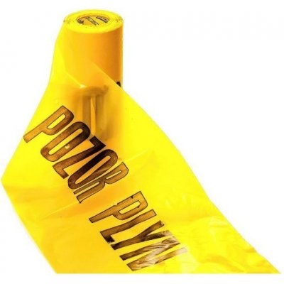 Anticor výstražná folie POZOR PLYN žlutá 100 m x 30 cm – Zboží Dáma