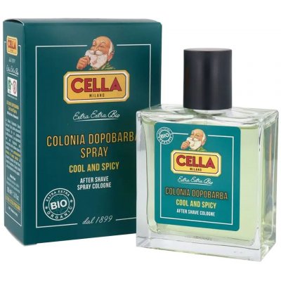 Cella Bio Afteshave Cologne Cool and Spicy kolínská voda po holení 100 ml – Hledejceny.cz