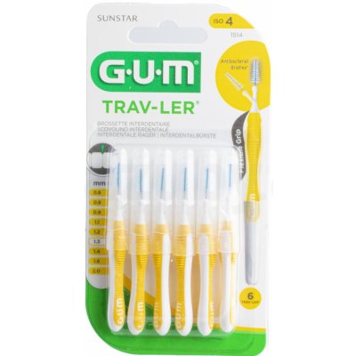 GUM Trav-Ler mezizubní kartáčky 1,3 mm 6 ks