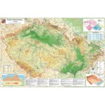 ČR obecně zeměpisná nástěnná mapa 200 x 140 cm, laminovaná s očky – Hledejceny.cz