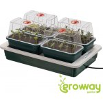 Garland skleník FAB4 tvrdý plast vyhřívaný 38.5x24x17.5 cm – Zboží Dáma