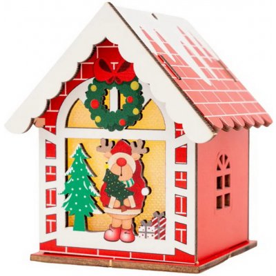 FANDY Ozdoba dřevěná Color Christmas 03 – Hledejceny.cz