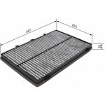 1987432482 BOSCH Filtr, vzduch v interiéru – Hledejceny.cz