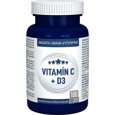Clinical Vitamín C + D3 100 kapslí – Hledejceny.cz
