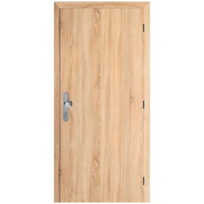 Solodoor Protipožární dveře 80 P, 820 × 1970 mm, fólie, pravé, dub Mystic, plné 22000005121 – Zboží Mobilmania