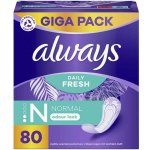 Always Intim Fresh & Protect normal slipové vložky 80 ks – Hledejceny.cz