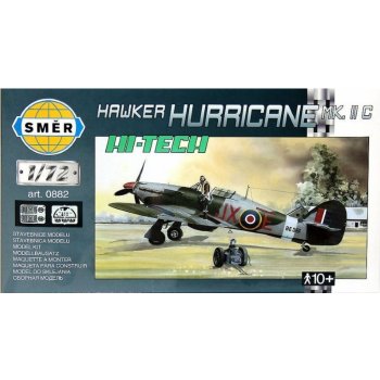 Směr Model Hawker Hurricane MK.II HI TECH 16 9x13 6cm v krabici 25x14 5x4 1:72