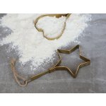 Vykrajovátko nerezové zlaté Hvězda s rukojetí Chic Antique 9 cm – Hledejceny.cz