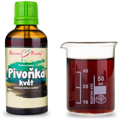 Bylinné kapky Pivoňka tinktura 50 ml – Hledejceny.cz