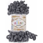 Alize příze Puffy 87 šedá – Zboží Dáma