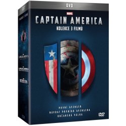 Specifikace Captain America trilogie 1-3: Captain America: První Avenger + Captain  America: Návrat prvního Avengera + Captain America: Občanská válka Kolekce  DVD - Heureka.cz