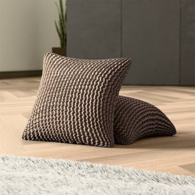 GA.I.CO napínací potah bielastický COSTINA ořísková povlaky na polštářky 2 ks 40 x 40 cm – Sleviste.cz