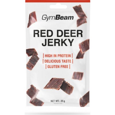 GymBeam Red deer jerky 25 g – Hledejceny.cz