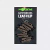 Příslušenství pro vlasce a ocelová lanka Korda Hybrid Lead Clip Clay 5 ks