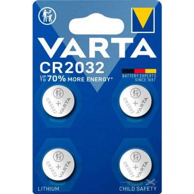 Varta CR 2032 Baterie 4ks 4008496992973 – Hledejceny.cz