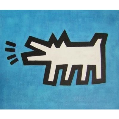 Štěkající pes - 50 x 60 cm – Zboží Mobilmania