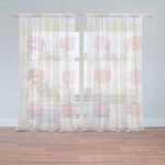 Sablio Záclony Barevné obláčky: 2ks 150x250cm – Zboží Mobilmania