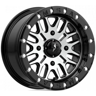 Msa Offroad Wheels M37 Brute Beadlock 7x14 4x110 ET10 gloss black machined – Hledejceny.cz