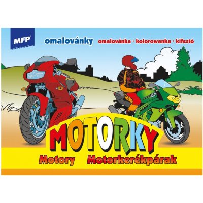 Omalovánky A5 Motorky MFP