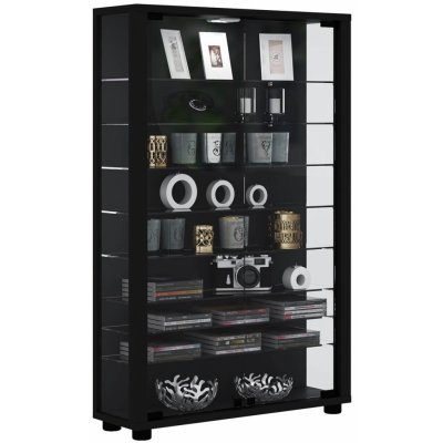 VCM Vitrína Lumo mini černá – Zboží Dáma