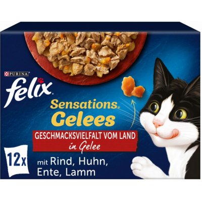 Felix Sensations želé výběr z venkova 12 x 85 g