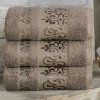 Ručník XPOSE Bambusový ručník CATANIA světle hnědá 50 x 90 cm