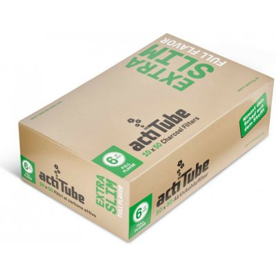 ActiTube uhlíkové filtry Extra slim 6 mm 10 x 50 ks – Sleviste.cz