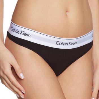 Calvin Klein Dámská Tanga Modern cotton černá