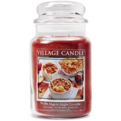 Village Candle Warm Maple Apple Crumble 602 g – Zboží Mobilmania