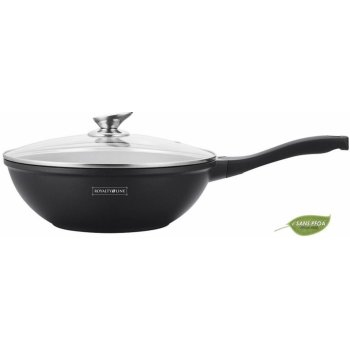 Royalty Line Wok mramorová pánev s poklicí 32 cm