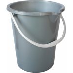 Petra plast Plastové vědro 12 l s výlevkou do domácnosti Stříbrná – Zboží Dáma