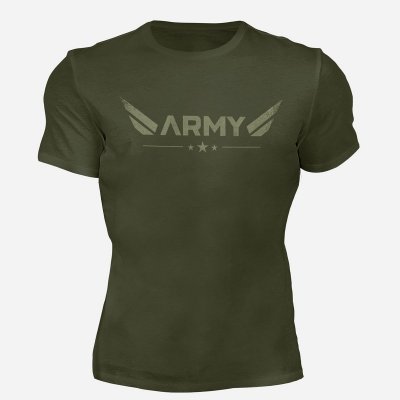 MOTIVATED triko ARMY zelená 330