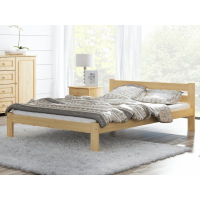 AMI Nábytek masiv VitBed Akio borovice s roštem + s matrací Heka – Sleviste.cz