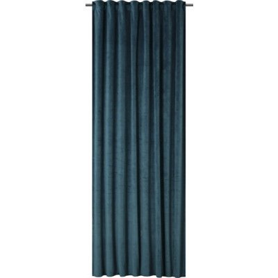Závěs s řasenou páskou Velvet 140x280 cm modrý – Hledejceny.cz