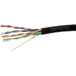 Datacom 13861 UTP drát CAT5E PE, 100m, černý – Zboží Živě