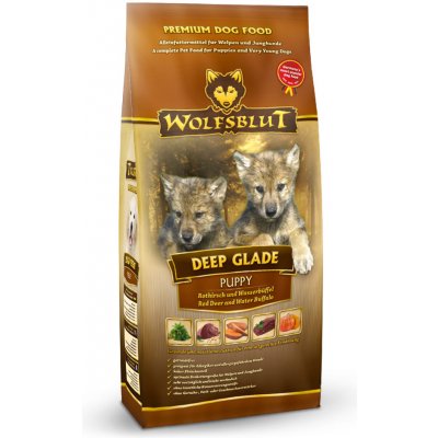 Wolfsblut Deep Glade Puppy jelen a bůvol 2 kg