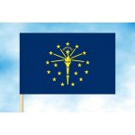 LIBEA, s.r.o. Indiana vlajka Rozměr: 40×60 cm, Uchycení: Návlek na žerď – Hledejceny.cz
