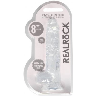 RealRock Crystal Clear 8″ – Zboží Dáma