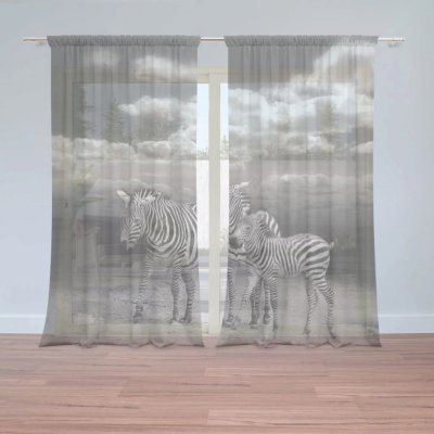 Záclony Zebry: 2 ks - 150x250 cm - Sablio – Hledejceny.cz