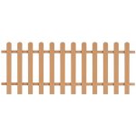 ZBXL Laťkový plot WPC 200 x 80 cm – Zbozi.Blesk.cz