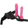 Penisy Seven Creations Crotchless nasazovací strap on 2 Dongs Hot