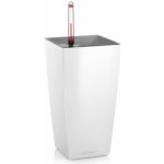 Samozavlažovací stolní květináč Lechuza MAXI CUBI 14 komplet set bílý – Sleviste.cz