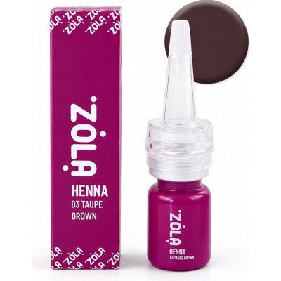 Henna pudrová na obočí ZOLA 03 Taupe Brow 10 g – Zboží Mobilmania