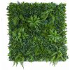 Květina Umělá živá zelená stěna JUNGLE, 100x100cm