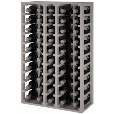 Expovinalia Regál na víno CANEDO MAGNUM Borovice s bílým nátěrem – Sleviste.cz