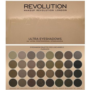 Makeup Revolution Flawless paletka 32 očních stínů