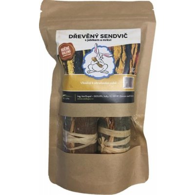 Sedupa Hračka sendvič dřevěný s mrkví a jablko 3 ks – Hledejceny.cz