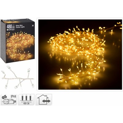 OEM Vánoční LED řetěz 4,8 m 480 LED teplá bílá 386584 – Hledejceny.cz